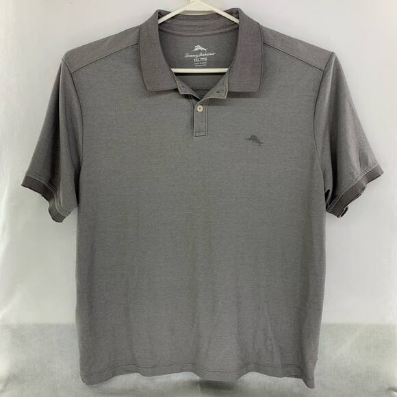 Tommy Bahama Grey Polo Shirt Size XXL - Picture 1 of 7